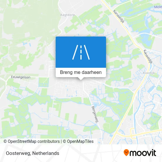 Oosterweg kaart