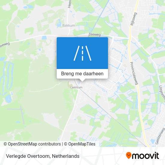Verlegde Overtoom kaart