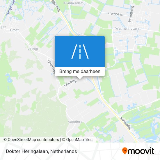 Dokter Heringalaan kaart