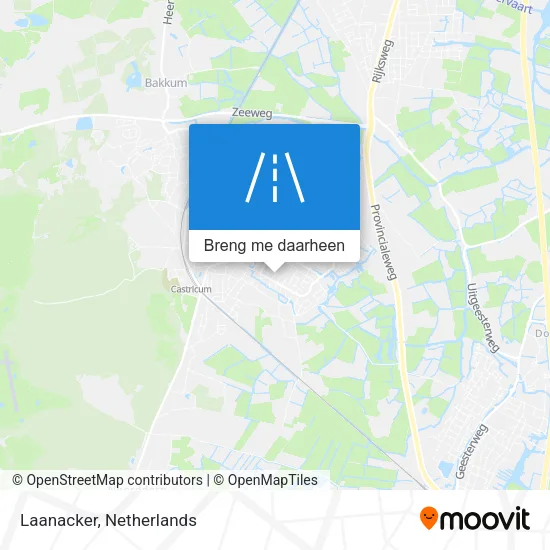 Laanacker kaart