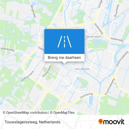 Touwslagerssteeg kaart