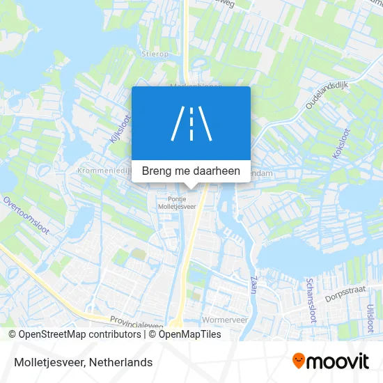 Molletjesveer kaart