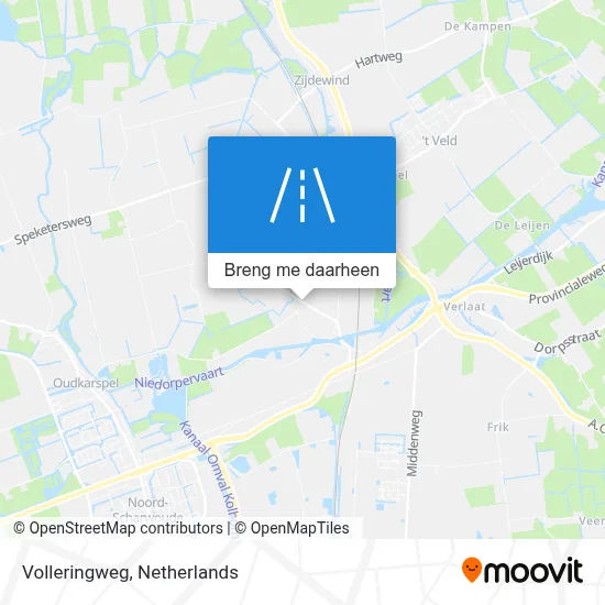 Volleringweg kaart