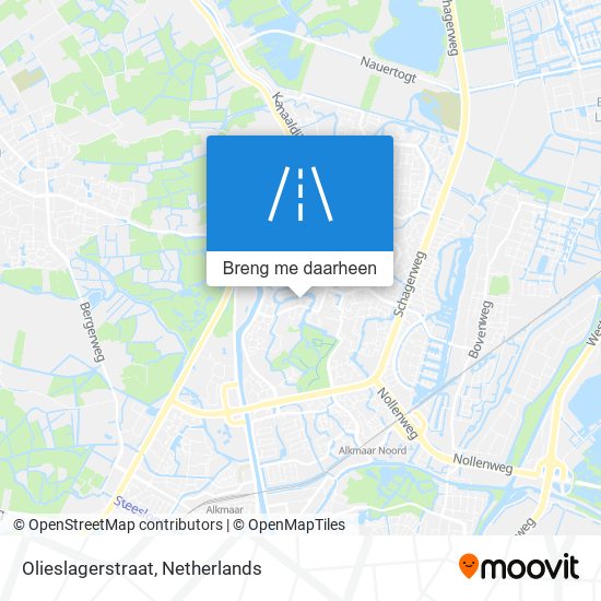 Olieslagerstraat kaart