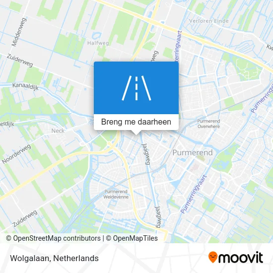 Wolgalaan kaart