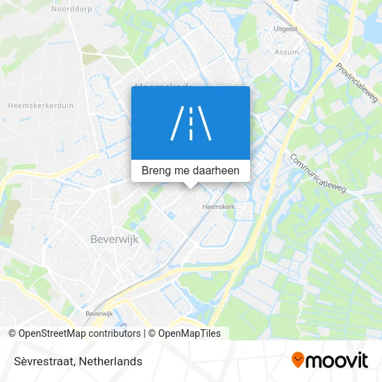 Sèvrestraat kaart