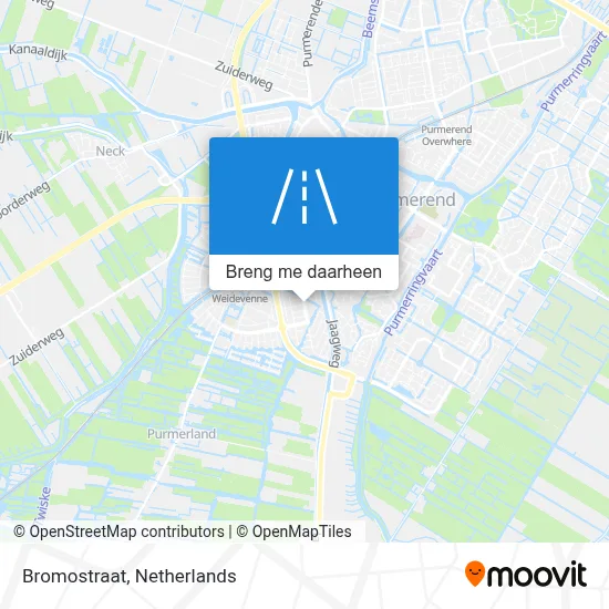 Bromostraat kaart
