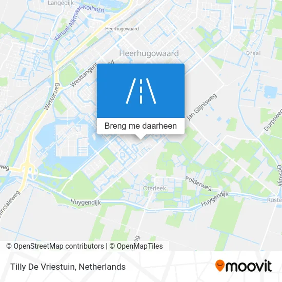 Tilly De Vriestuin kaart