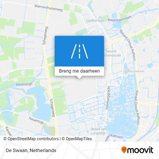 De Swaan kaart