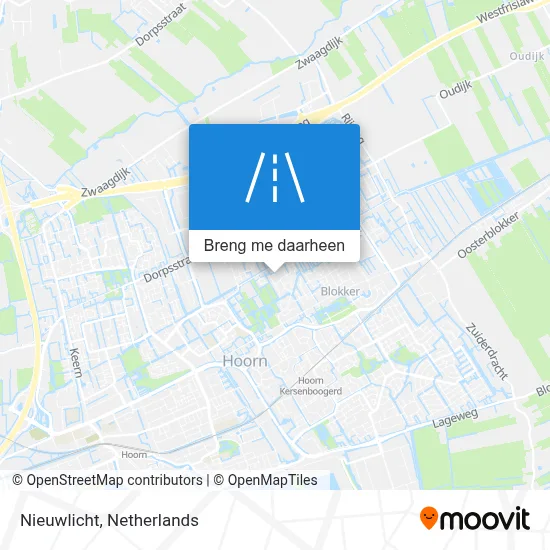 Nieuwlicht kaart