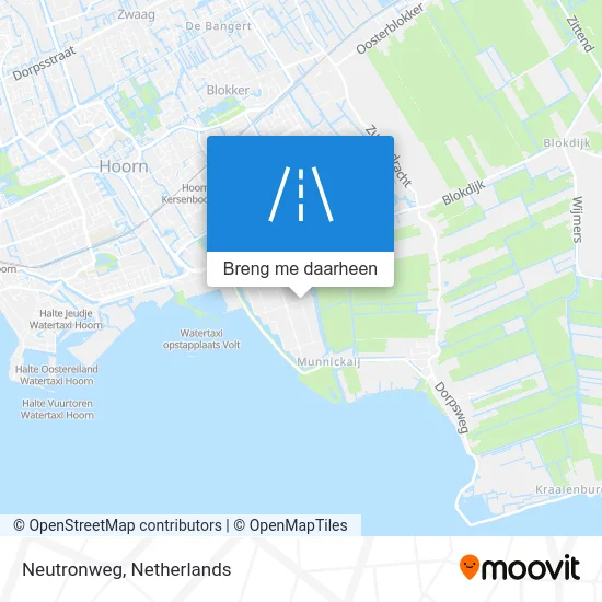 Neutronweg kaart