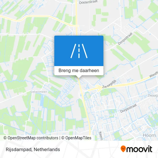 Rijsdampad kaart