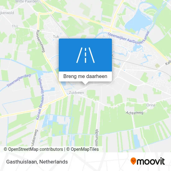 Gasthuislaan kaart