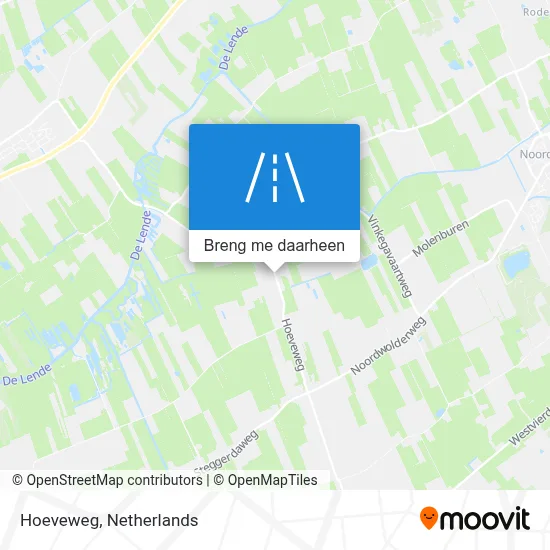 Hoeveweg kaart