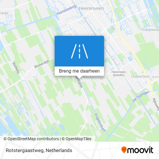 Rotstergaastweg kaart