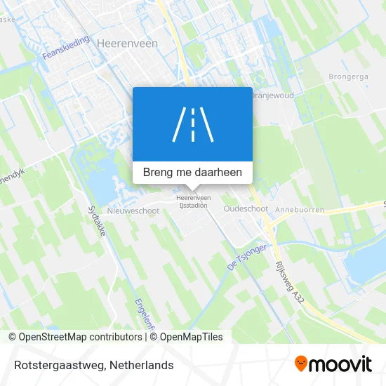 Rotstergaastweg kaart