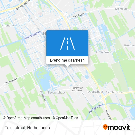 Texelstraat kaart