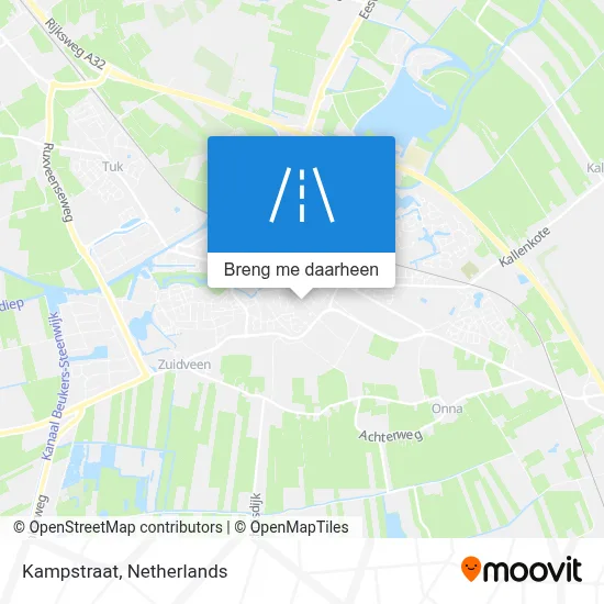 Kampstraat kaart