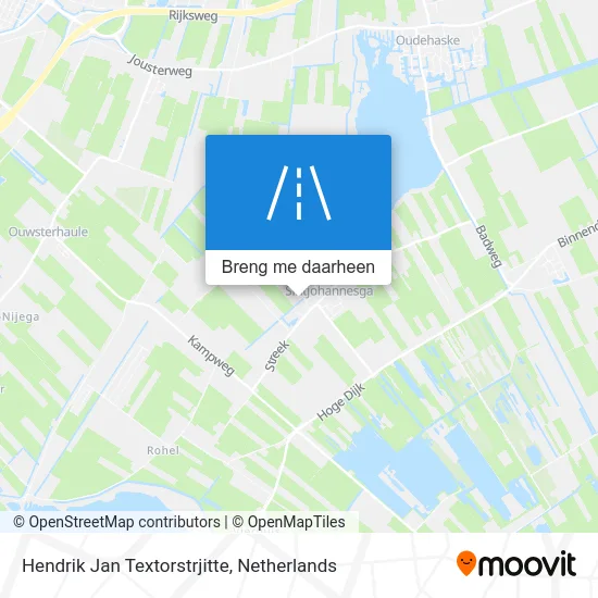 Hendrik Jan Textorstrjitte kaart