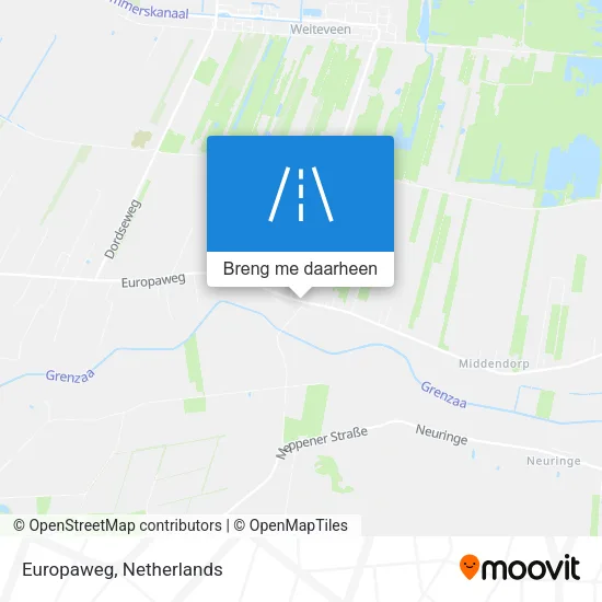 Europaweg kaart