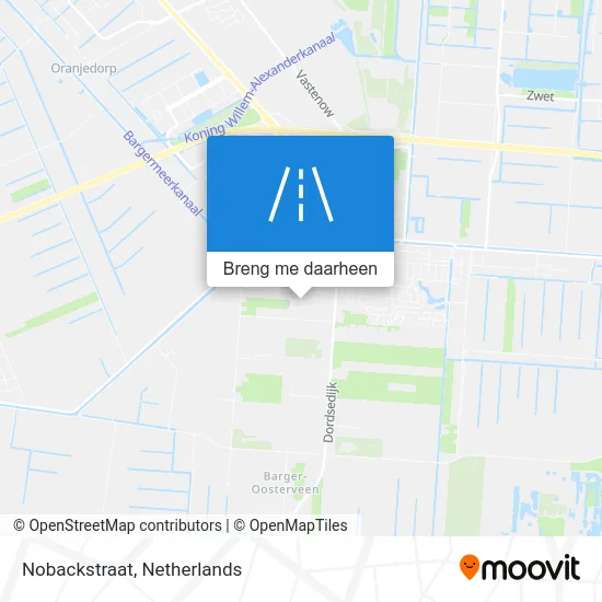 Nobackstraat kaart