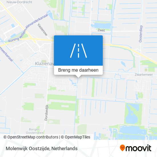 Molenwijk Oostzijde kaart