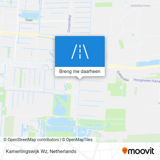 Kamerlingswijk Wz kaart
