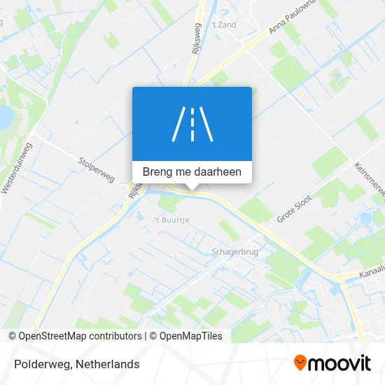 Polderweg kaart