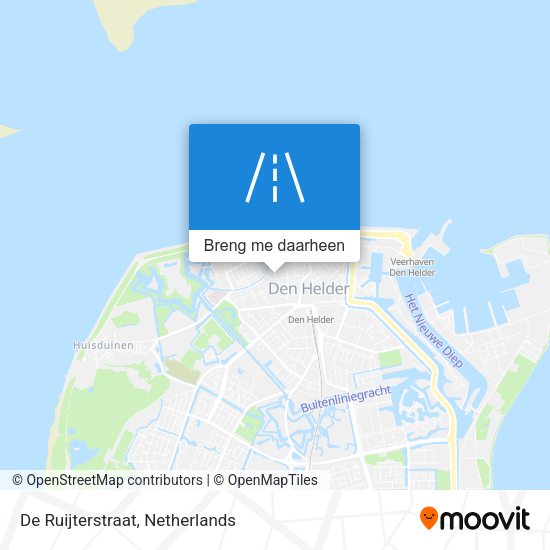 De Ruijterstraat kaart