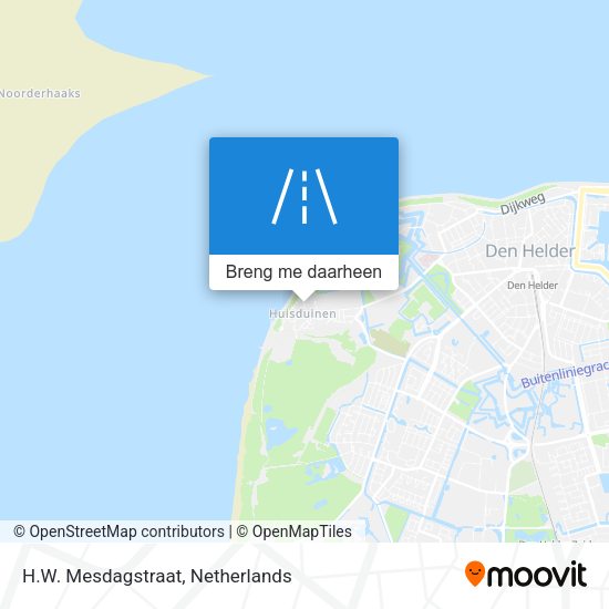 H.W. Mesdagstraat kaart