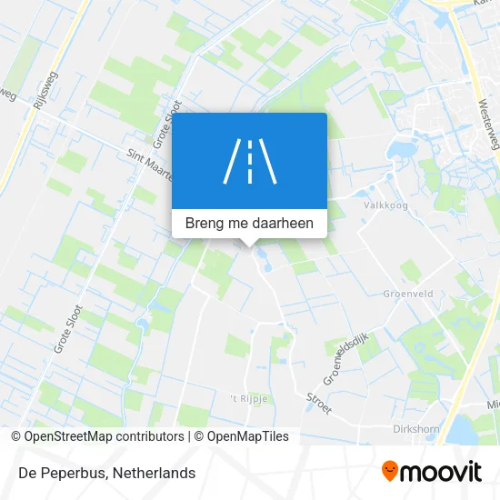 De Peperbus kaart