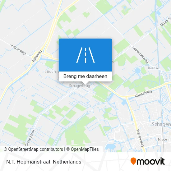 N.T. Hopmanstraat kaart