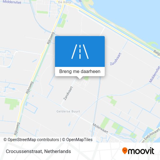 Crocussenstraat kaart