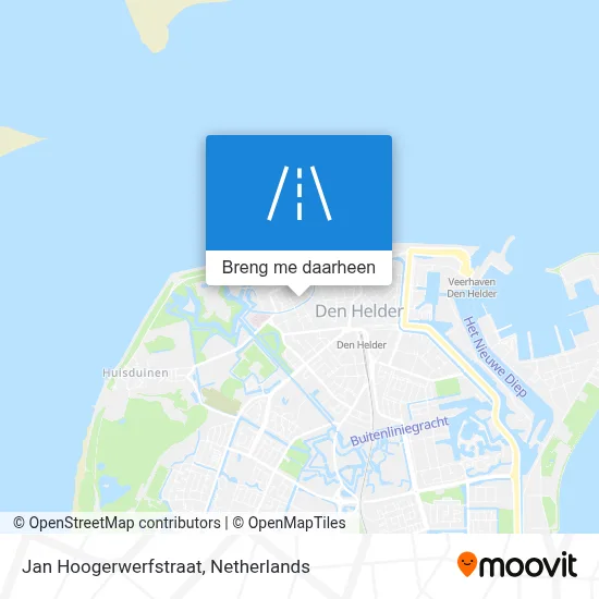 Jan Hoogerwerfstraat kaart