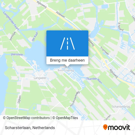 Scharsterlaan kaart