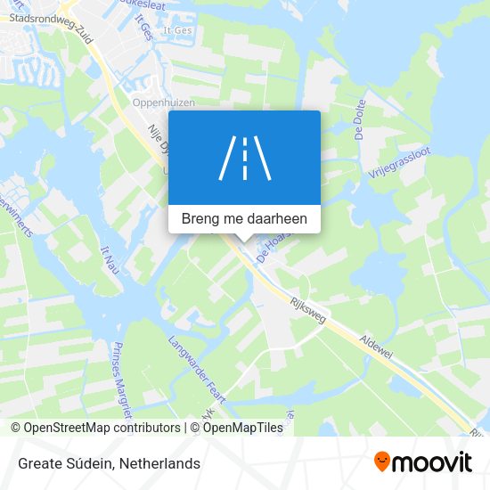 Greate Súdein kaart