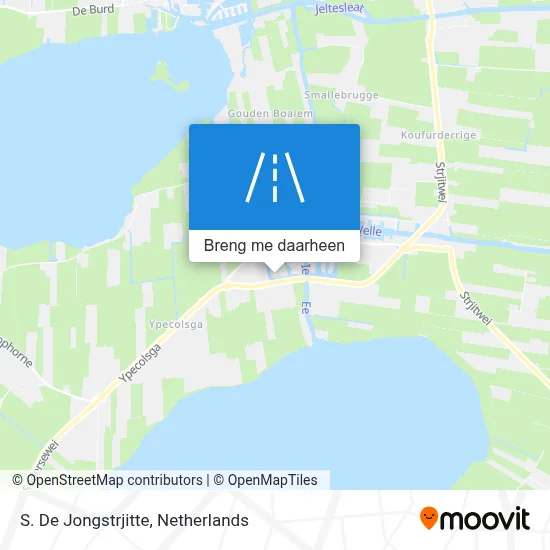 S. De Jongstrjitte kaart