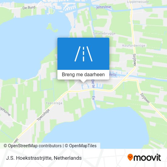J.S. Hoekstrastrjitte kaart