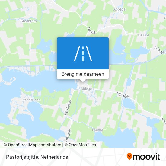 Pastorijstrjitte kaart