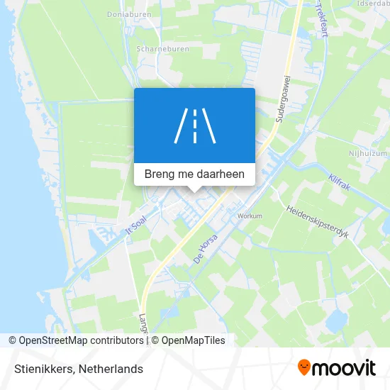 Stienikkers kaart