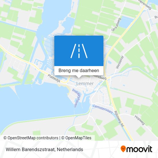 Willem Barendszstraat kaart