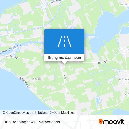 Ats Bonninghawei kaart