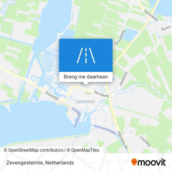 Zevengesternte kaart