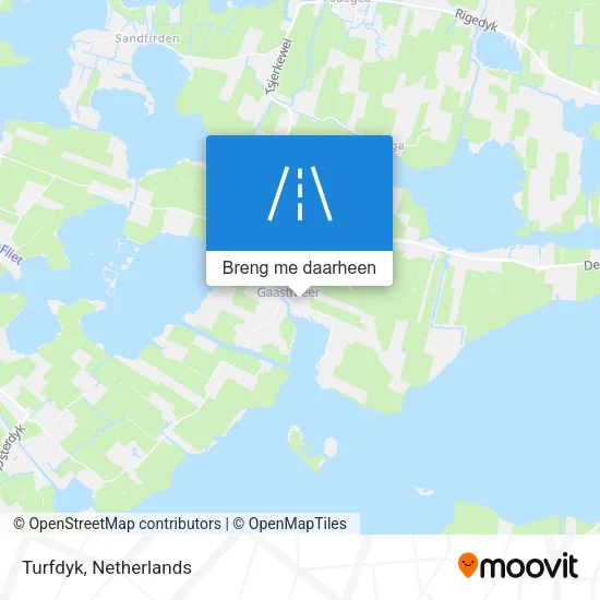 Turfdyk kaart