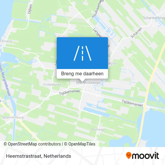 Heemstrastraat kaart