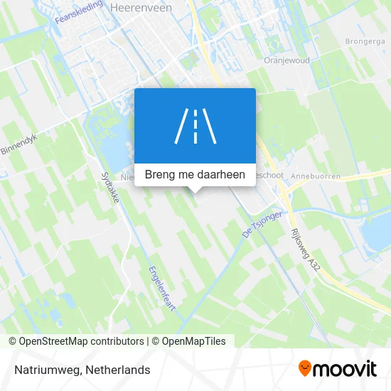 Natriumweg kaart