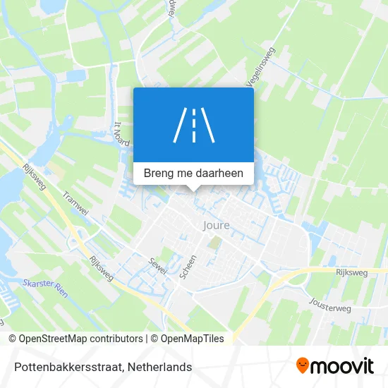 Pottenbakkersstraat kaart
