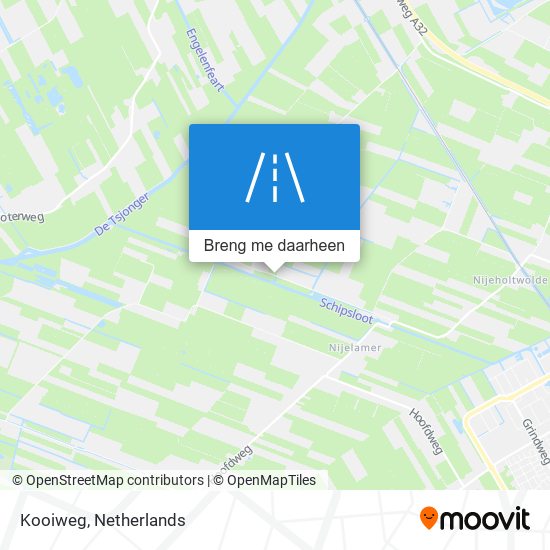 Kooiweg kaart