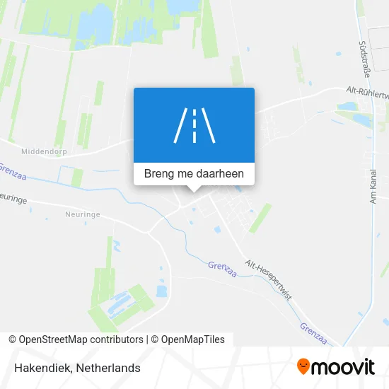 Hakendiek kaart