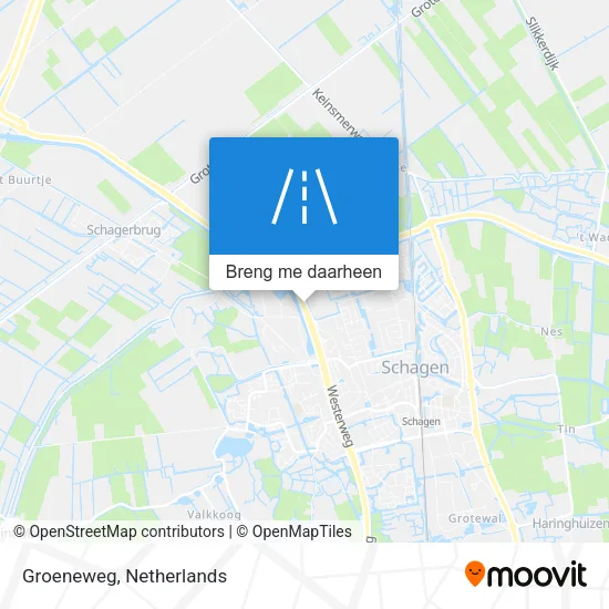 Groeneweg kaart